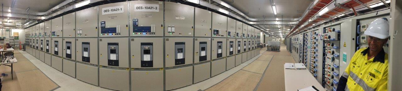 Project site - switchgear installation