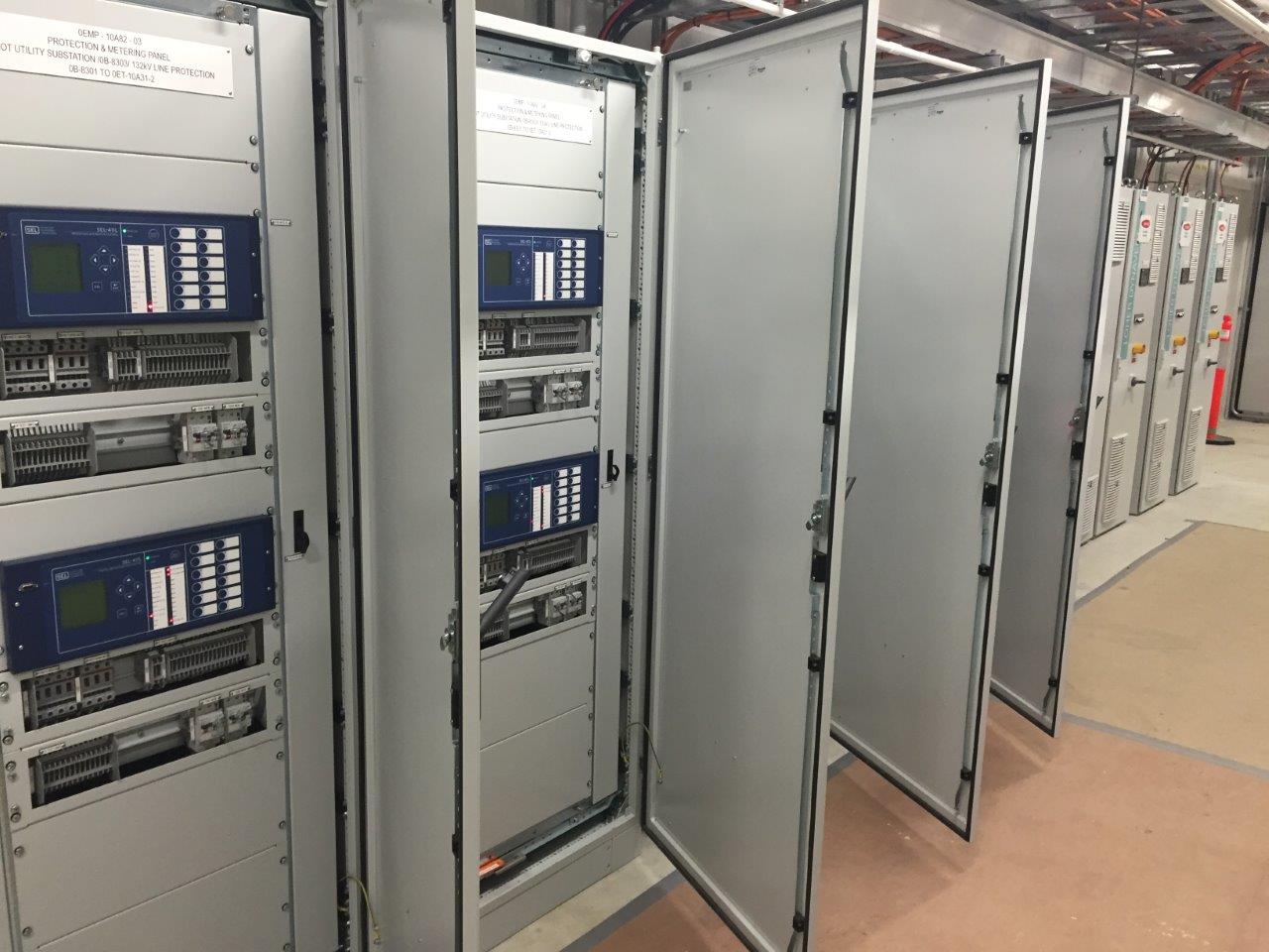 Project site - electrical installation