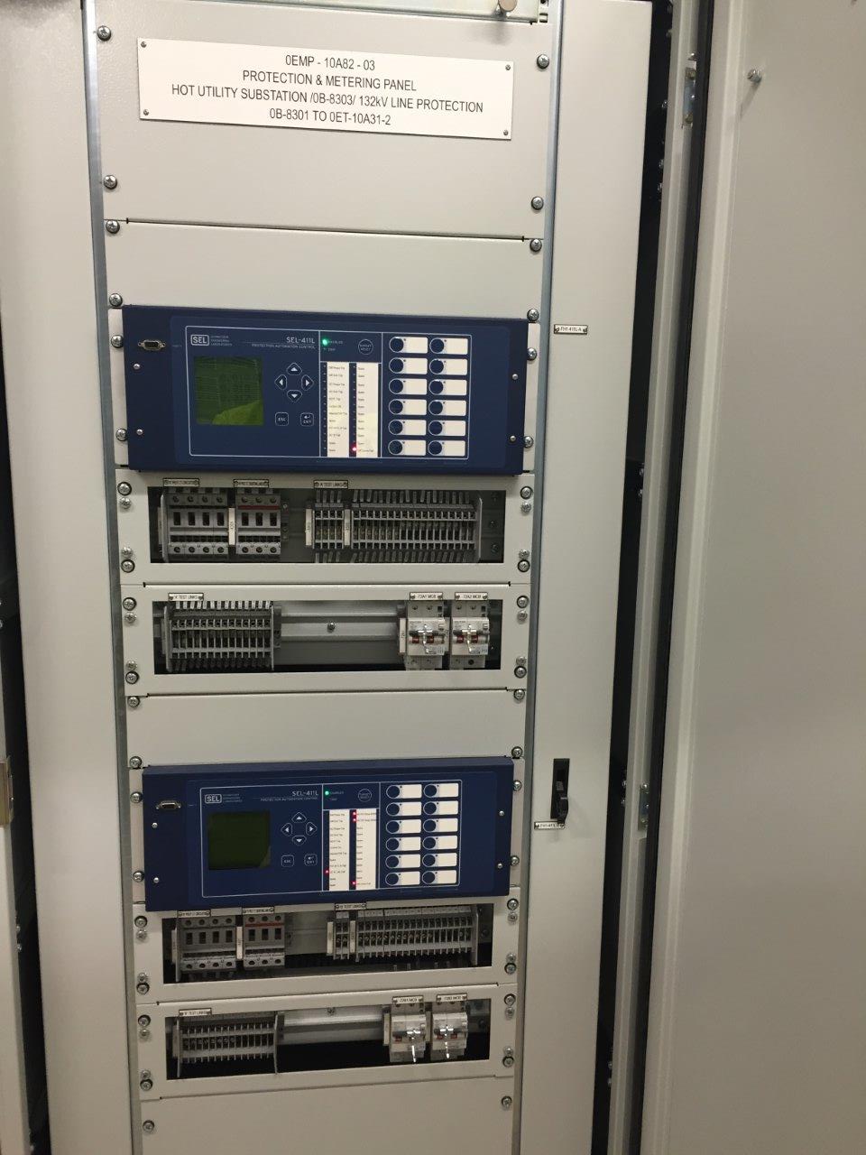 Project site - substation equipment