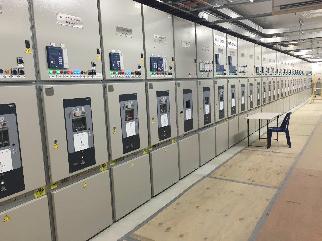 Project site - transformer yard